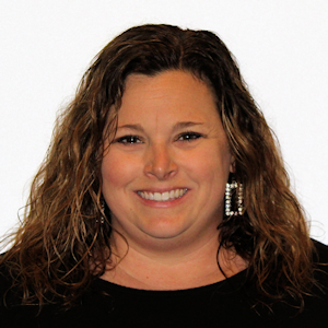 A young white female with brown shoulder-length hair
